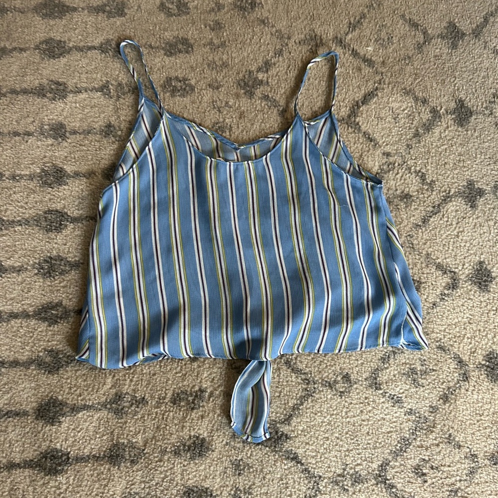 Blue tank top